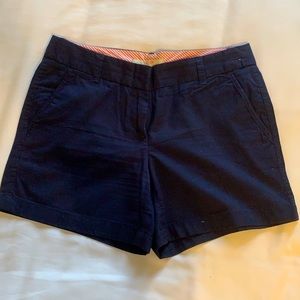 J. Crew Navy Chino Shorts